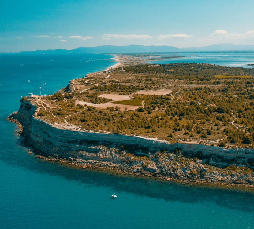 La côte découpée, la falaise, Nicolas Strzempa, OT Leucate