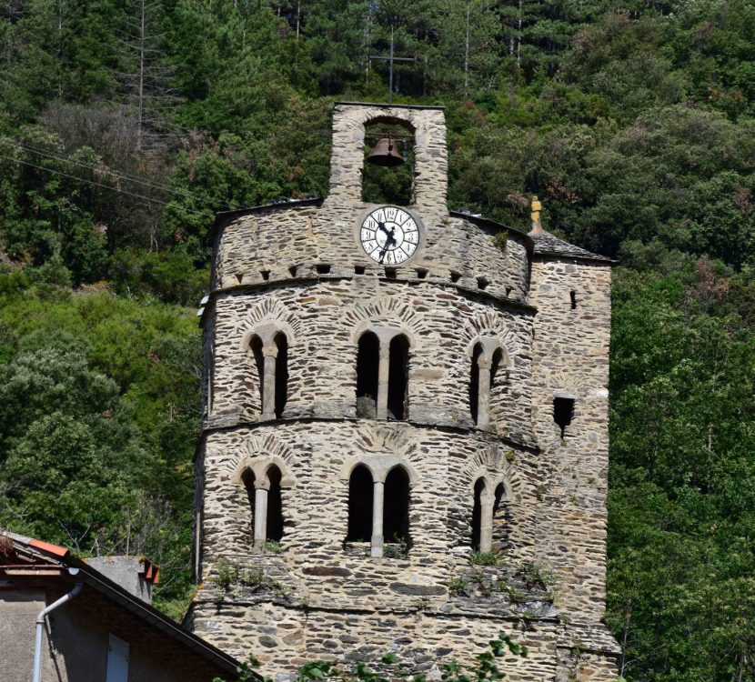 Clocher de l'église du Mas Cabardès © Rebecca Paddock