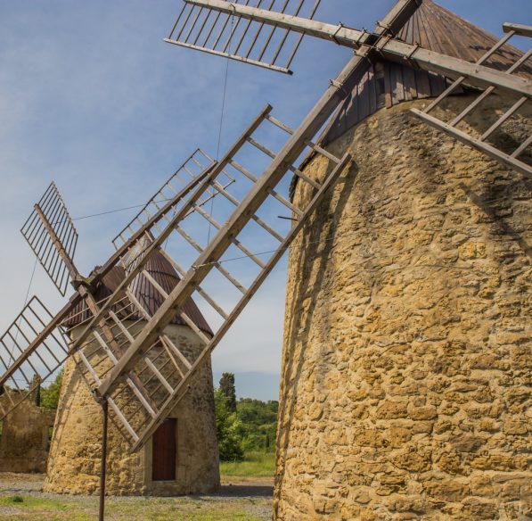 Moulins en Lauragais au Mas Saintes Puelles © Office de Tourisme Castelnaudary Lauragais