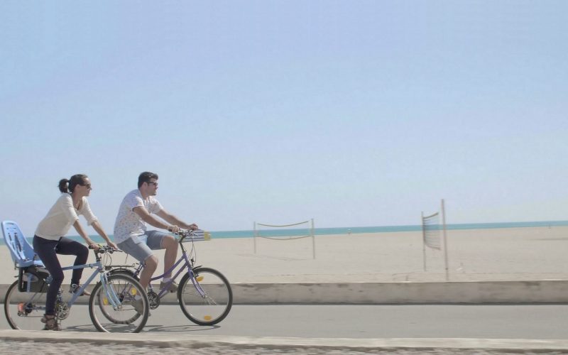 Balade à vélo en front de mer © Ailium, ADT de l'Aude