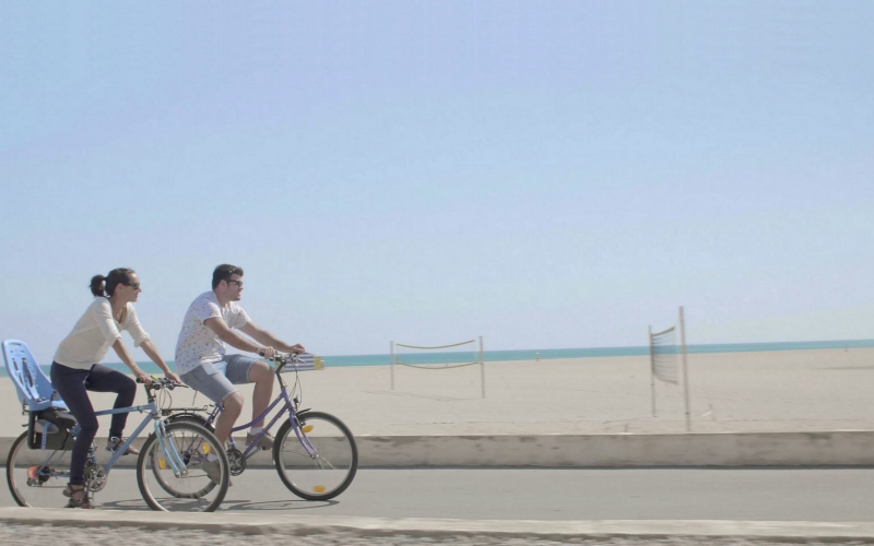 Balade à vélo en front de mer © Ailium, ADT de l'Aude