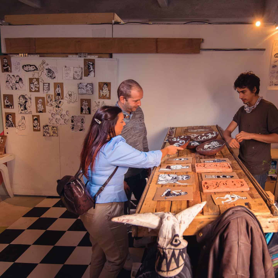 Atelier d'artiste à Montolieu © Vincent Photographie, ADT de l'Aude