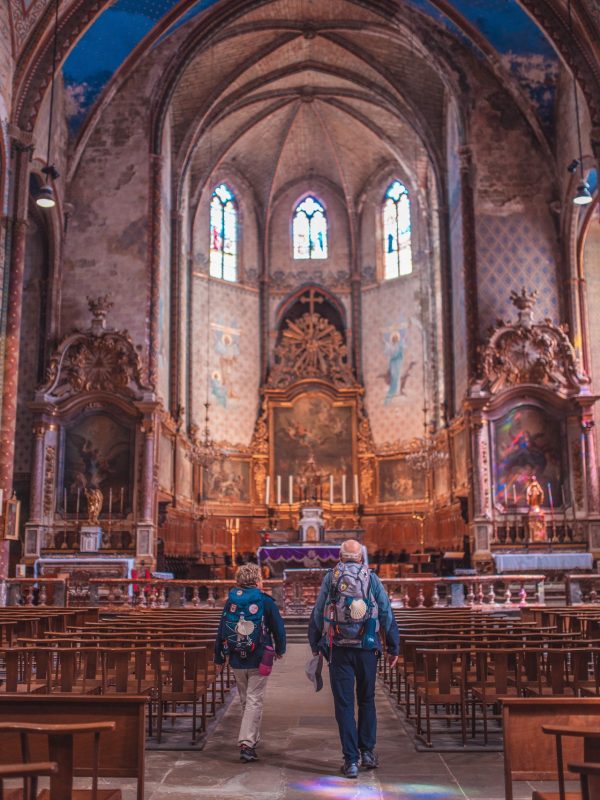 La Collégiale de Montréal sur le Saint Jacques de Compostelle dans l'Aude ©Vincent Photographie - ADT de l'Aude