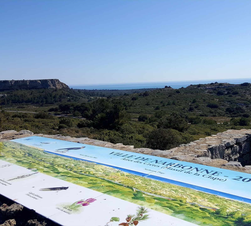 Depuis l'observatoire de la Clape ©S. Alibeu, ADT Aude