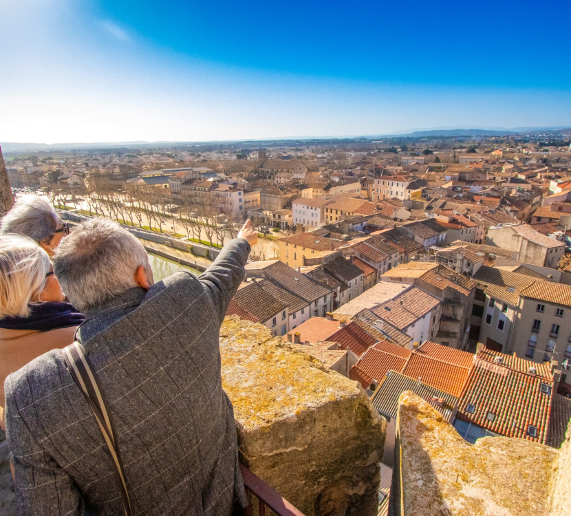 Vue depuis le Donjon Gilles Aycelin à Narbonne ©Céline Deschamps-ADT de l'Aude Vue depuis le Donjon Gilles Aycelin à Narbonne ©Céline Deschamps-ADT de l'Aude