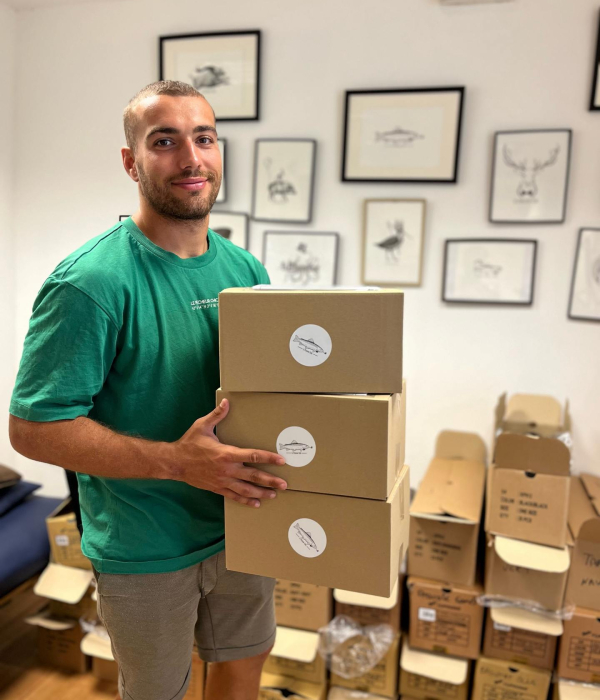 Sébastien Giorgis, fondateur de la marque Pêcheur chic à Narbonne @ Pêcheur chic