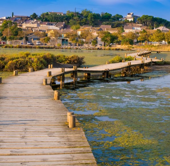 Balade le long de l'étang de Bages à Peyriac de Mer ©Pierre Davy-ADT de l'Aude