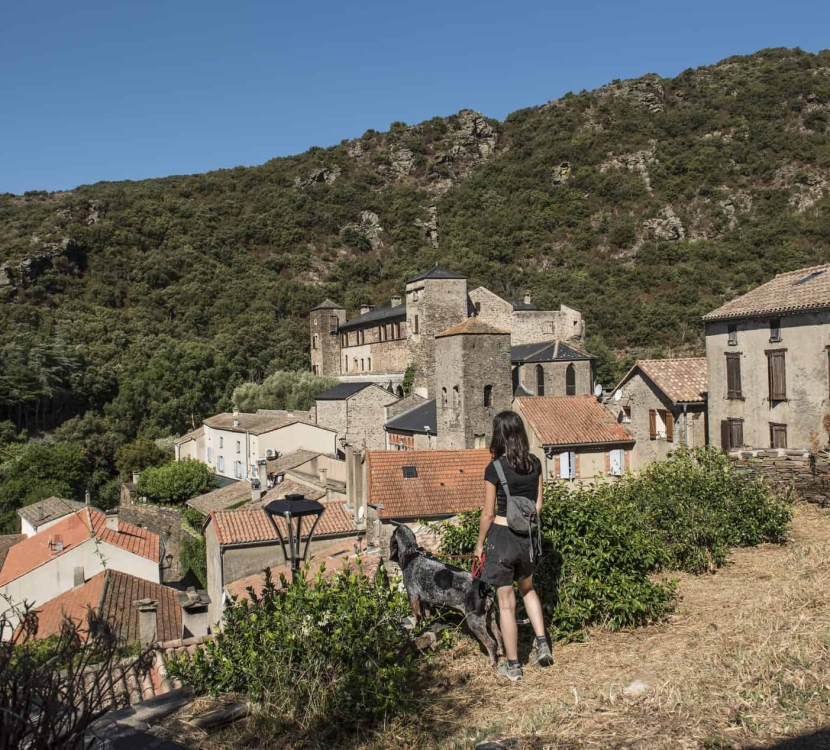 Balade à Roquefère © Céline Gaille - ADT Aude