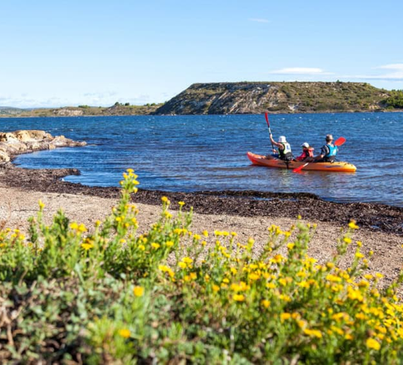 Balade en kayak à Port Mahon ©Christophe Baudot-Office de Tourisme de Grand Narbonne