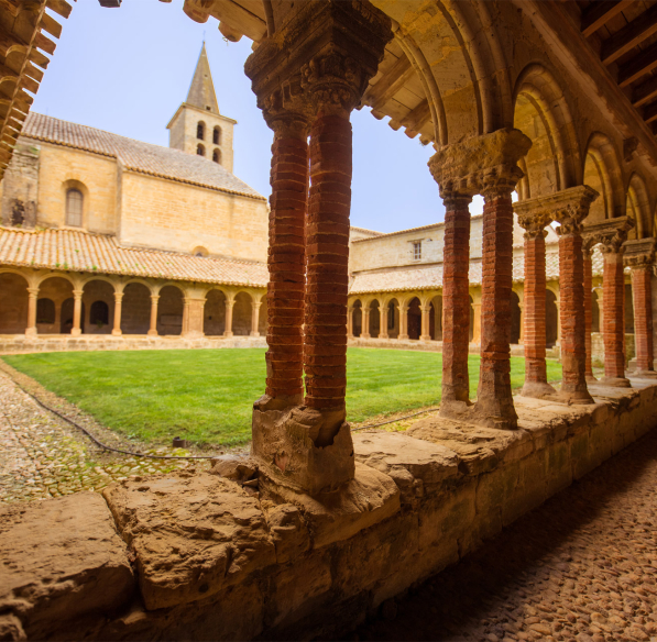 Visite de l'abbaye de Saint-Papoul ©Vincent Photographie-Conseil Départemental de l'Aude