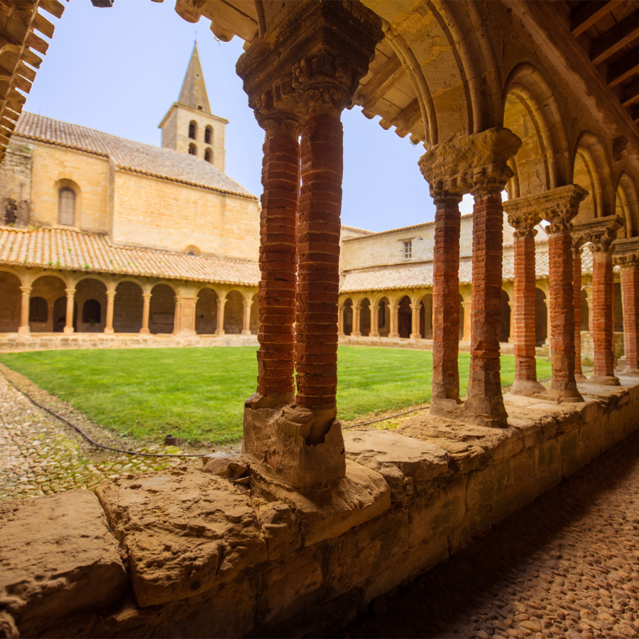 Visite de l'abbaye de Saint-Papoul ©Vincent Photographie-Conseil Départemental de l'Aude