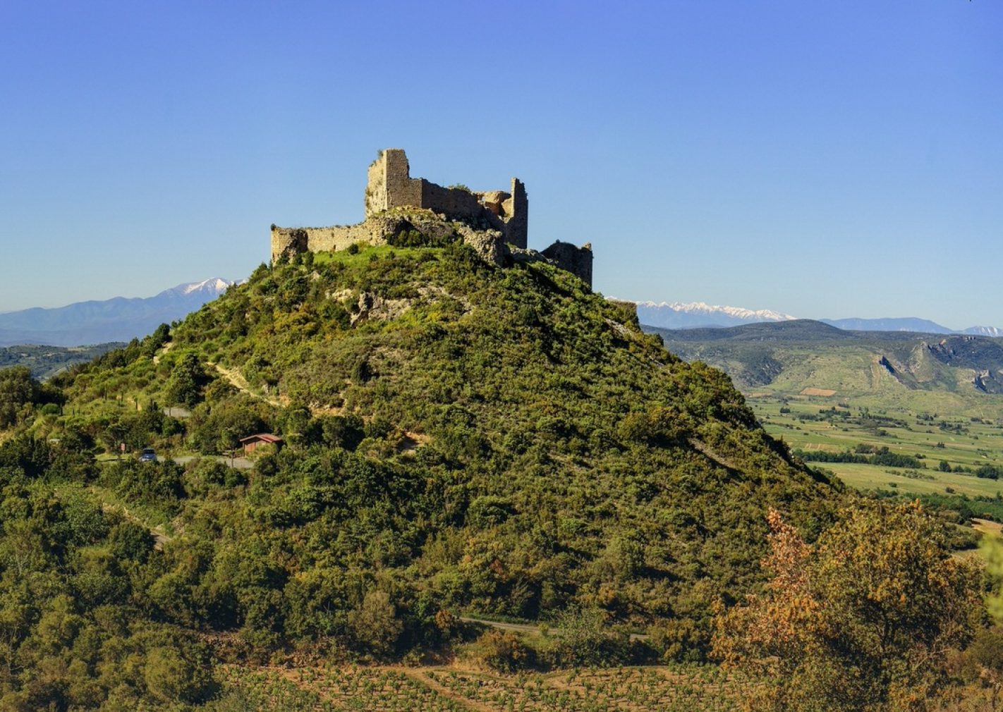 Le château d'Aguilar à Tuchan ©VIncent Photographie