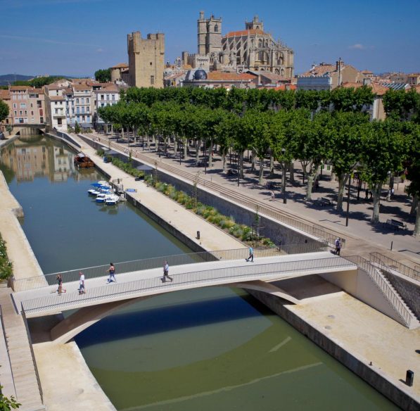 Vue sur le Canal de la Robine à Narbonne ©Mairie de Narbonne